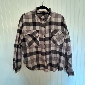Plaid Flannel Button Down